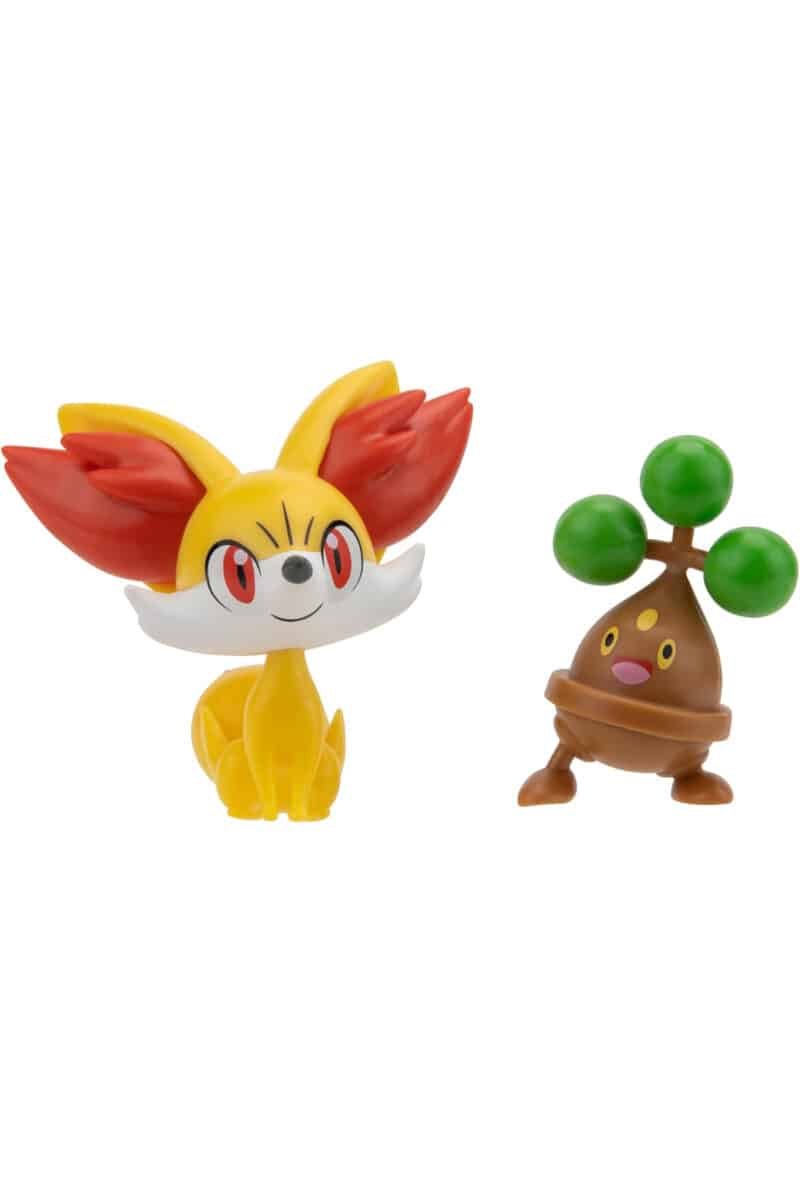 Fennekin & Bonsly Battle Figurer