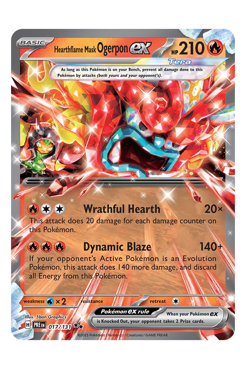Hearthflame Mask Ogerpon ex 017/131