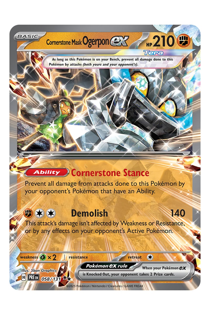 Cornerstone Mask Ogerpon ex 058/131