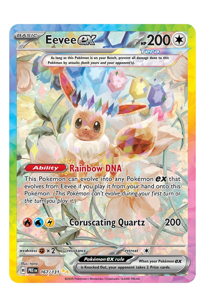 Eevee ex 167/131 Special illustration Rare