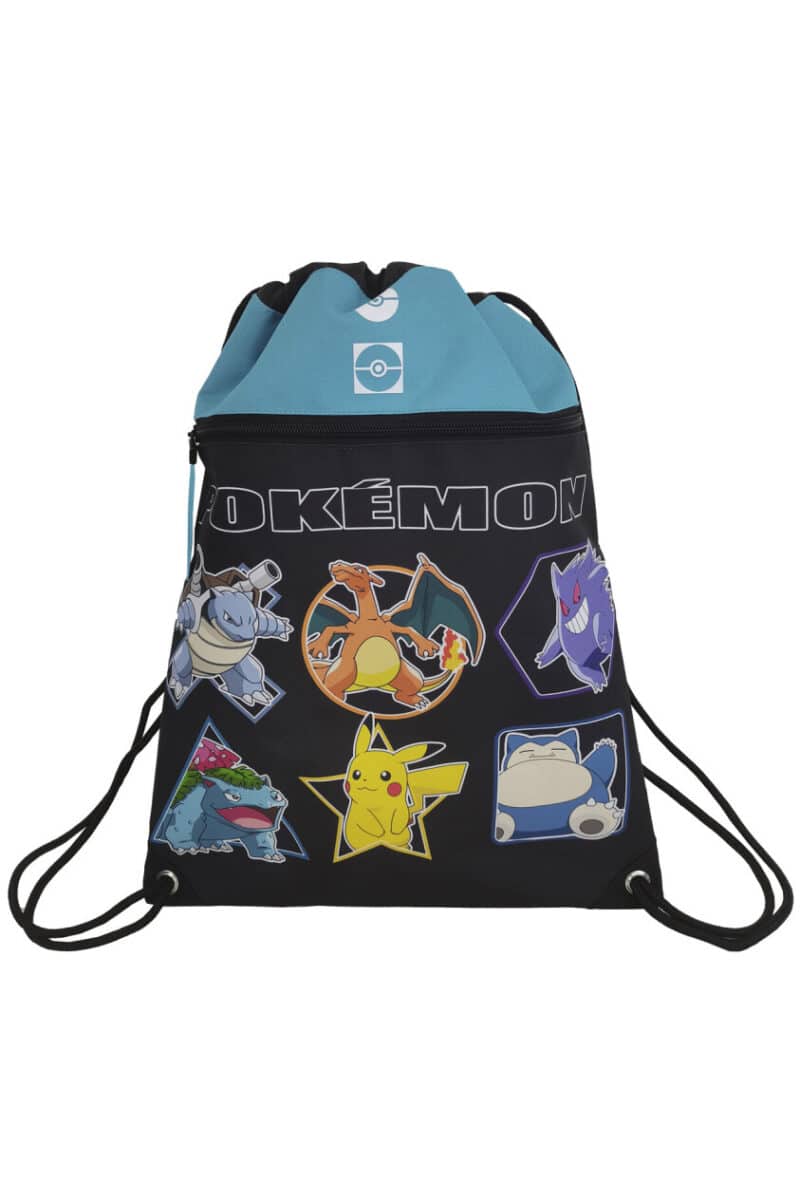 Sort Pokemon Gymnastikaske