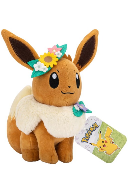 Eevee Bamse med Blomster 20 cm