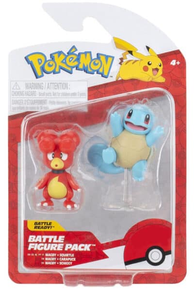 Squirtle og Magby Figurer