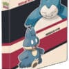 Pokemon Ringbind med Snorlax og Munchlax inklusiv 20 lommer
