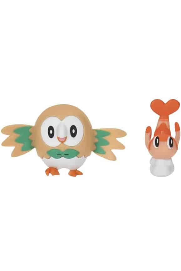 Rowlet og Tatsugiri Figurer