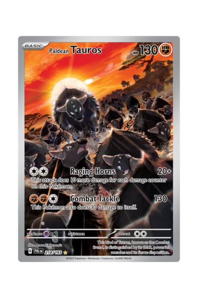 Paldean Tauros 218/193 Full Art