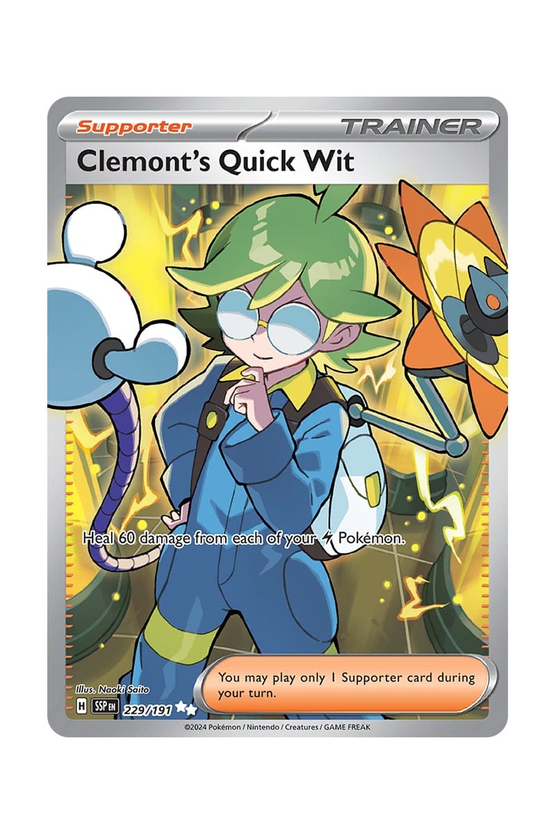 Clemont's Quick Wit 229/191 Full Art