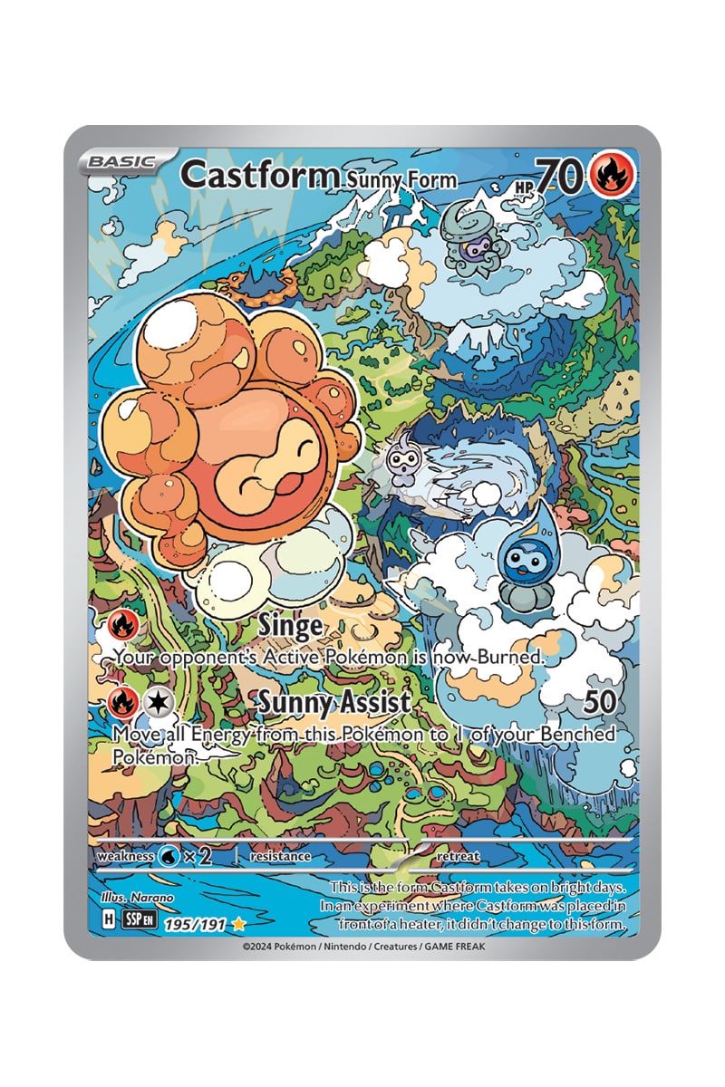 Castform Sunny Form 195/191