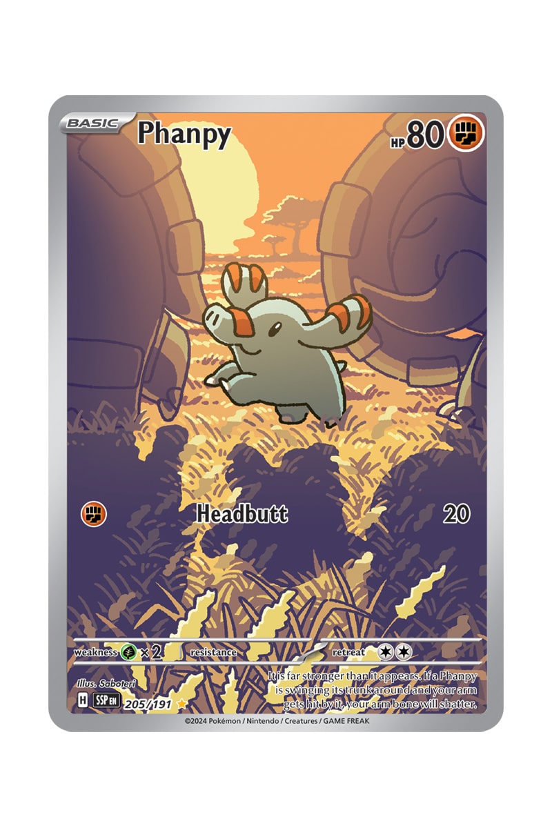 Phanpy 205/191 Full Art