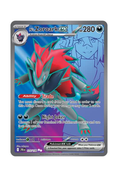 N's Zoroark ex 175/159 Full Art
