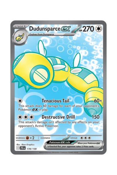 Dudunsparce ex 178/159 Full Art