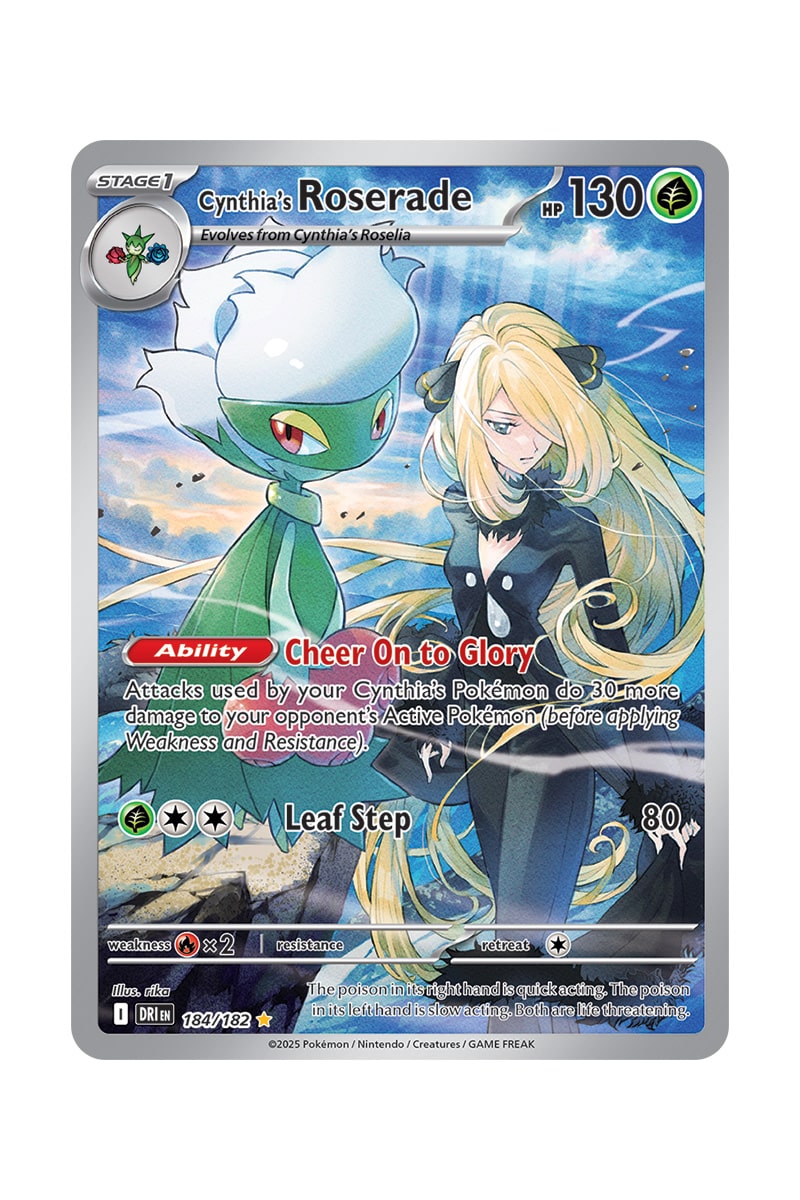 Cynthia's Roserade 184/182 Full Art