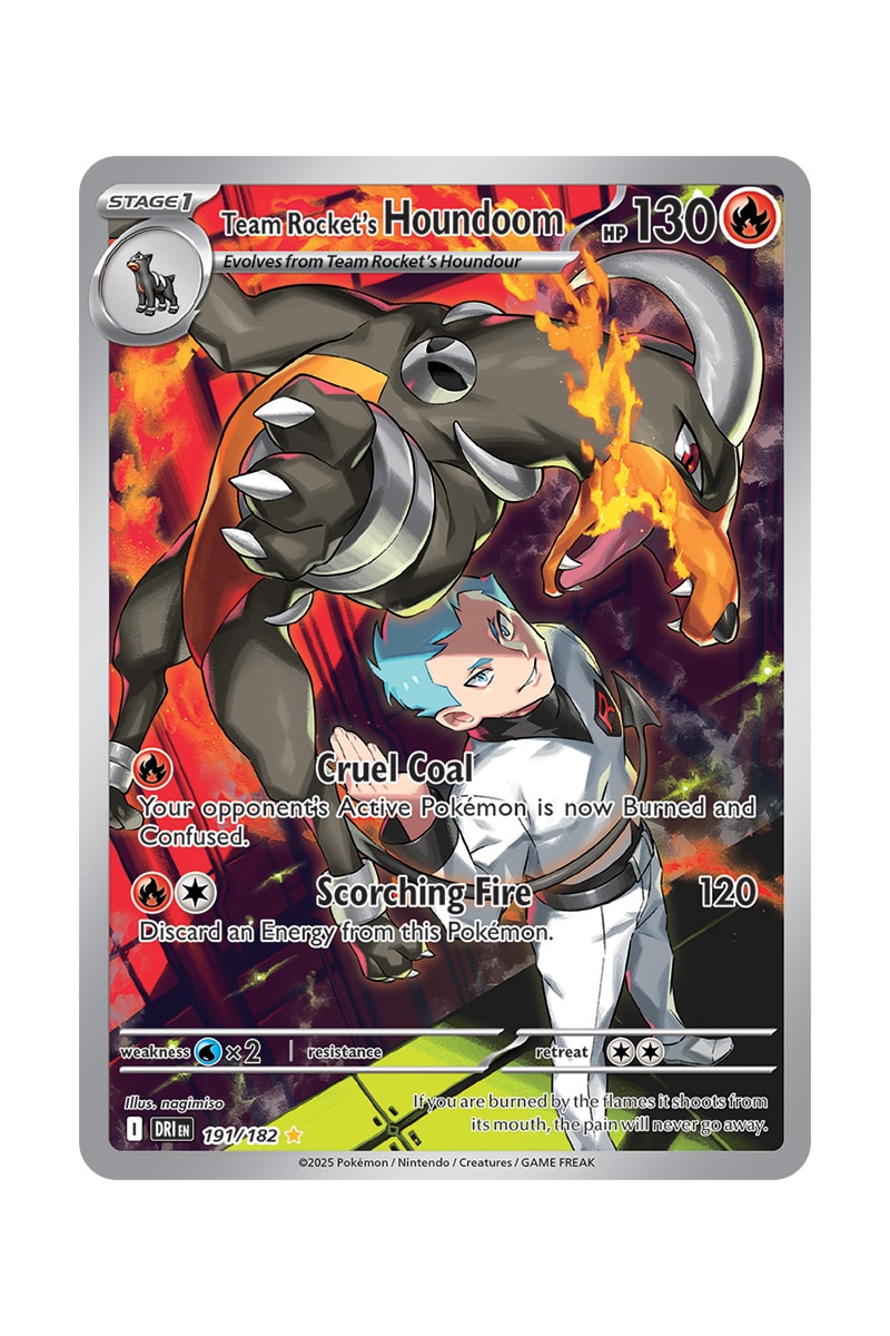 Team Rocket's Houndoom 191/182 Full Art
