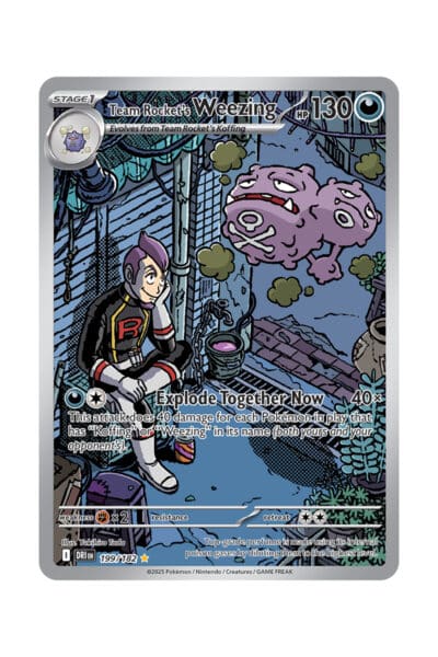 Team Rocket's Weezing 199/182 Full Art