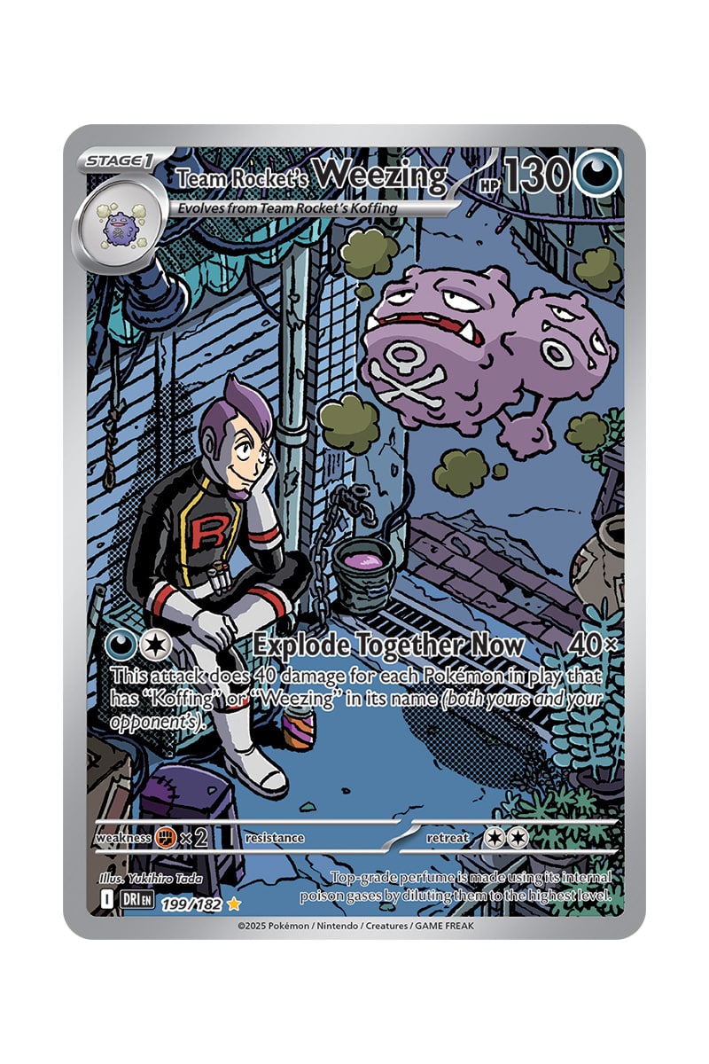 Team Rocket's Weezing 199/182 Full Art