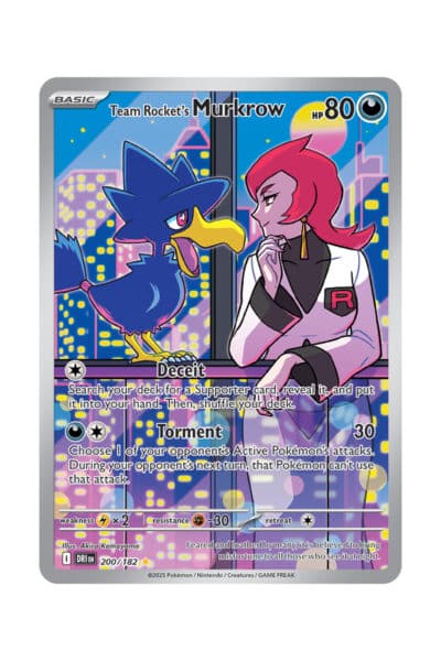 Team Rocket's Murkrow 200/182 Full Art