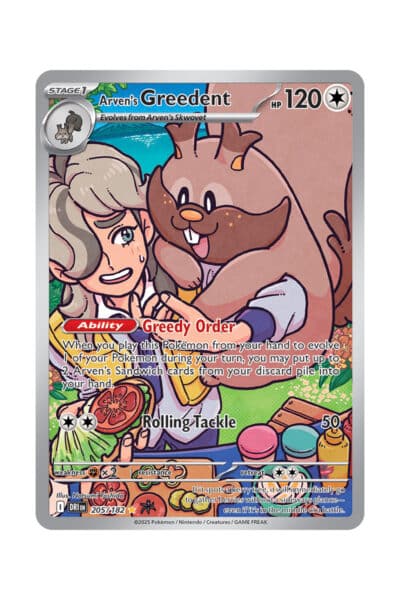Arven's Greedent 205/182 Full Art