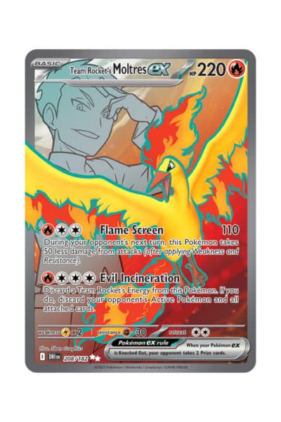 Team Rocket's Moltres ex 208/182