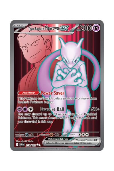 Team Rocket's Mewtwo ex 213/182