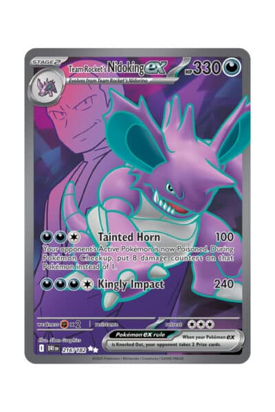 Team Rocket's Nidoking ex 216/182