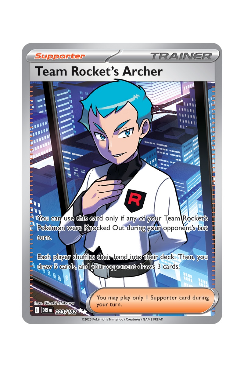 Team Rocket's Archer 223/182 Full Art
