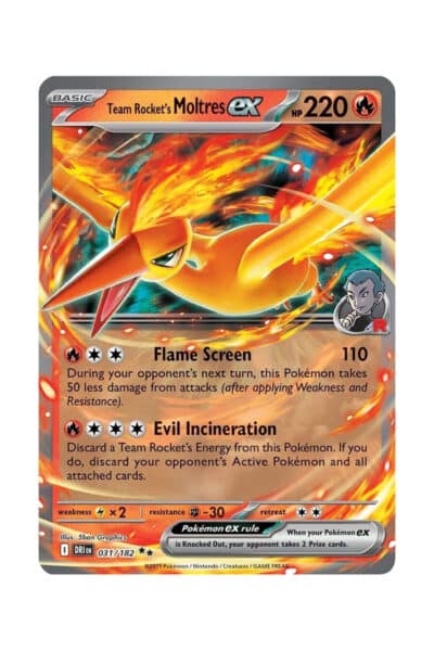 Team Rocket's Moltres ex 031/182