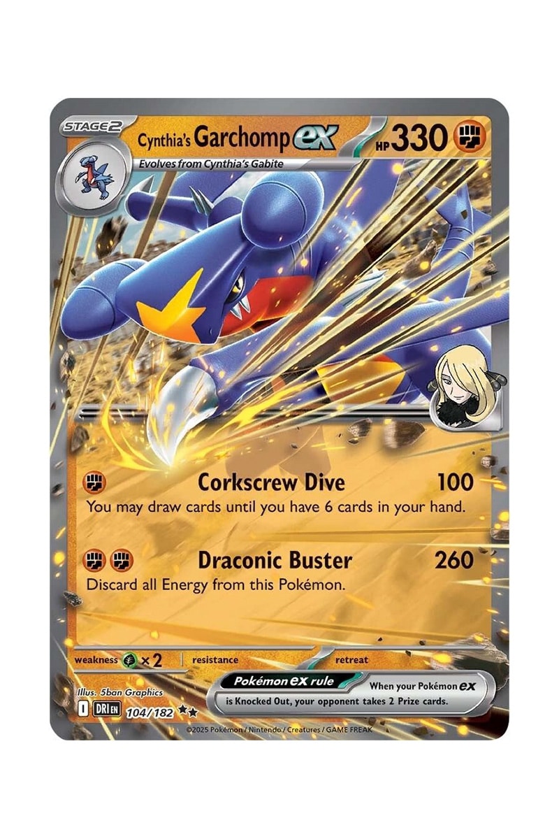 Cynthia's Garchomp ex 104/182