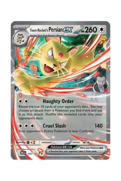 Team Rocket's Persian ex 150/182