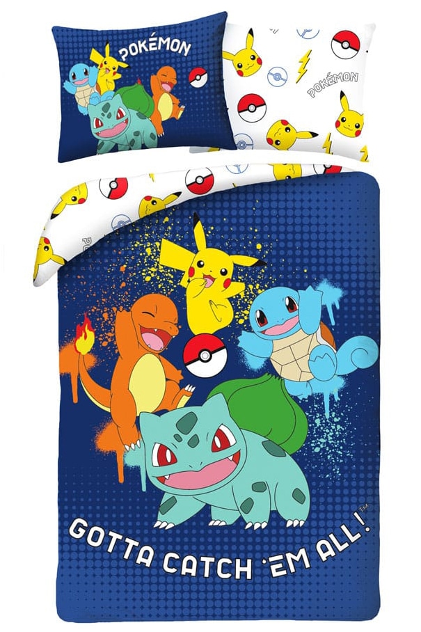 Blåt Sengetøj med Kanto Starters