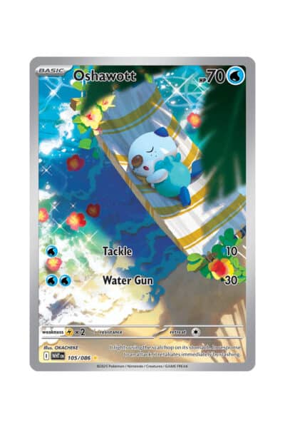 Oshawott 105/086 Full Art — Illustration Rare