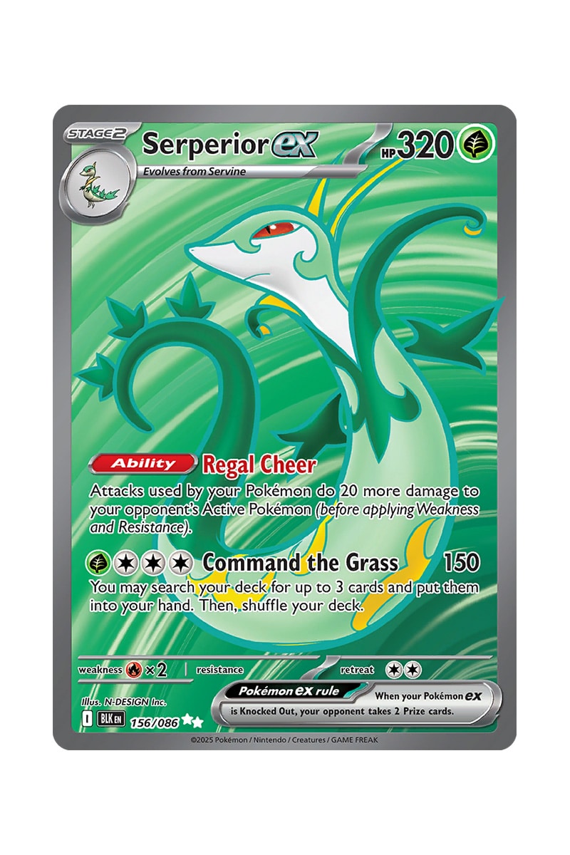 Serperior ex 156/086 Full Art
