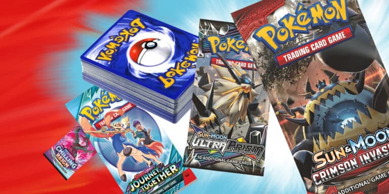 Pakker med Pokémonkort