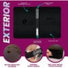 Evoretro Toploader og Slabs Mappe med GPS Tracker
