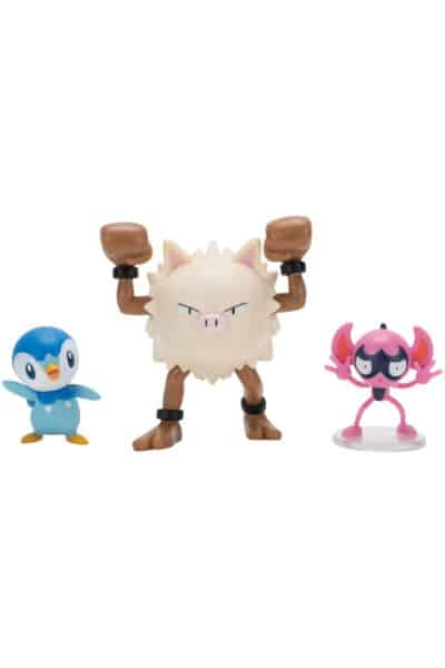 Primeape, Piplup og Impidimp Figurer