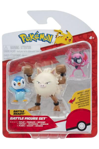 Primeape, Piplup og Impidimp Figurer
