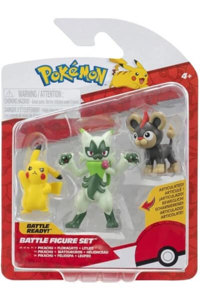 Floragato, Litleo og Pikachu Figurer