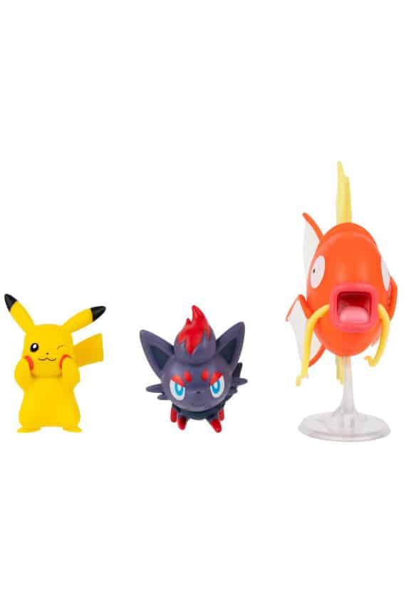 Magikarp, Zorua og Pikachu Figurer