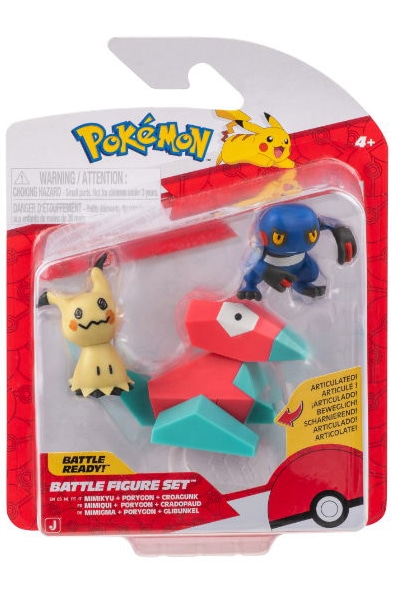 Porygon, Mimikyu og Croagunk Figurer
