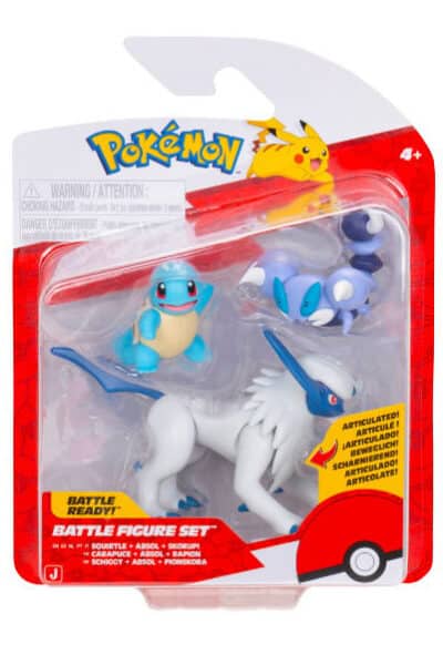 Absol, Squirtle og Skorupi Figurer