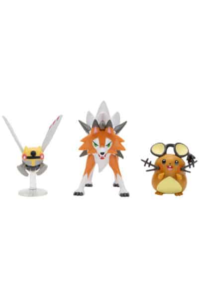 Lycanroc Dedenne og Ninjask Figurer