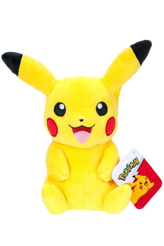 Glad Siddende Pikachu bamse