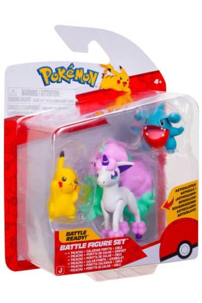 Galarian Ponyta, Gible og Pikachu Figurer