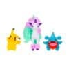 Galarian Ponyta, Gible og Pikachu Figurer