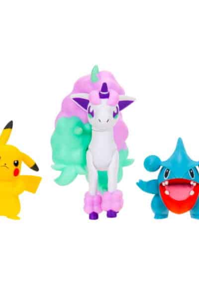 Galarian Ponyta, Gible og Pikachu Figurer