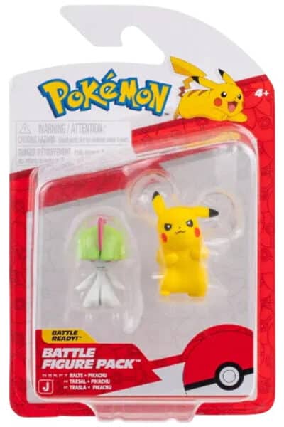 Ralts og Pikachu Battle Figurer