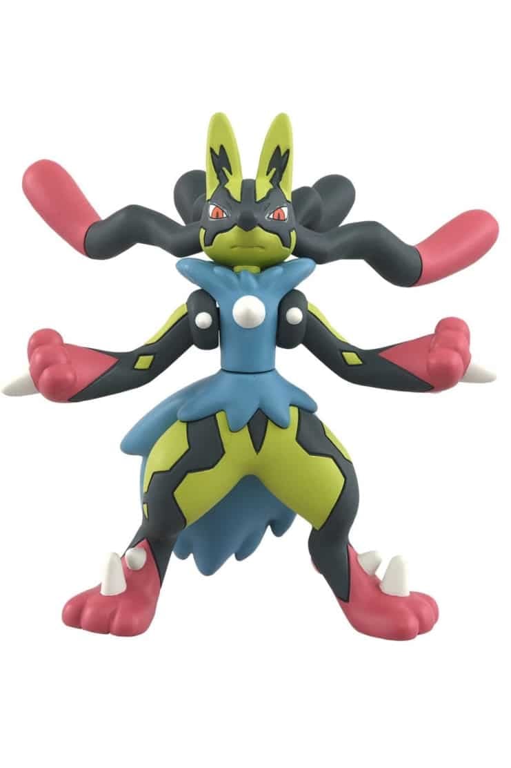 Japansk Shiny Mega Lucario Figur