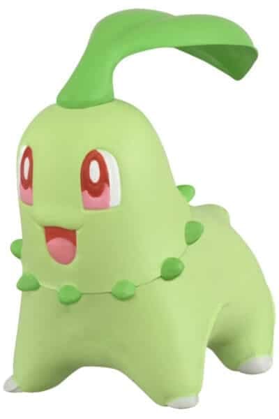 Lille Japansk Chikorita Figur
