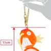 Japansk Magikarp nøglering bamse