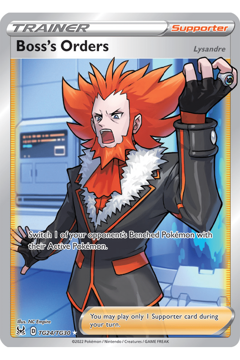 Boss’s Orders – Lysandre TG24/TG30 Full Art