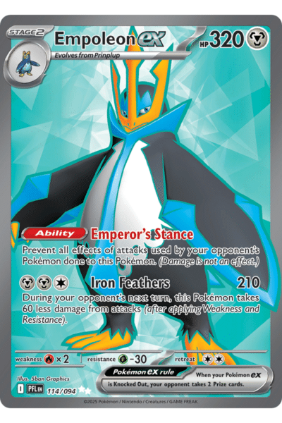 Empoleon ex 114/094 Full Art